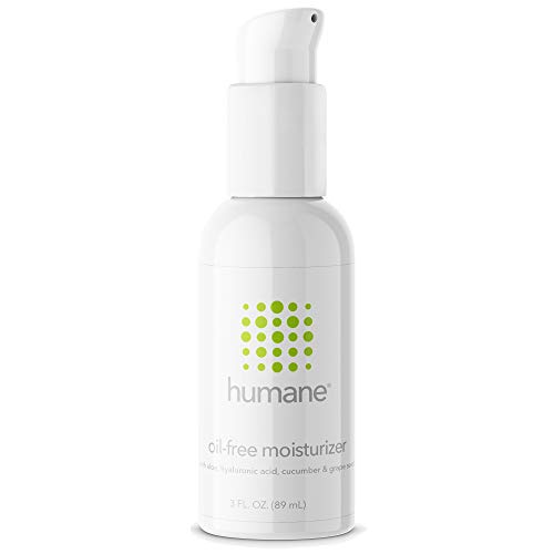 Humane Oil-Free Daily Lightweight Face Moisturizer for Acne-Prone Skin with Soothing Antioxidants, 3 oz