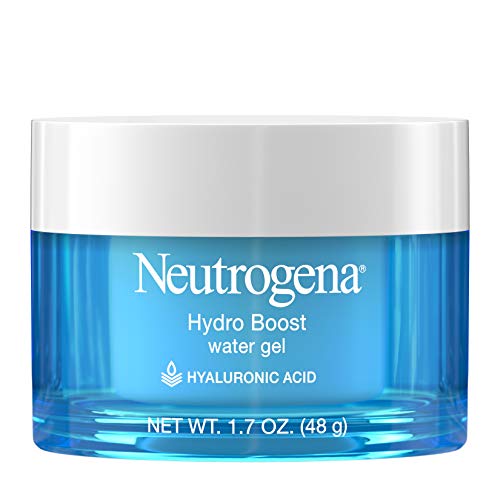 Neutrogena Hydro Boost Hyaluronic Acid Hydrating Water Gel Daily Face Moisturizer for Dry Skin, Oil-Free, Fragrance-Free, Non-Comedogenic & Dye-Free Face Lotion, 1.7 fl. oz